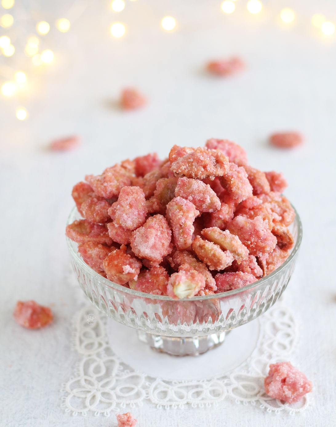 Praline rosa, mandorle sabbiate - La Cassata Celiaca