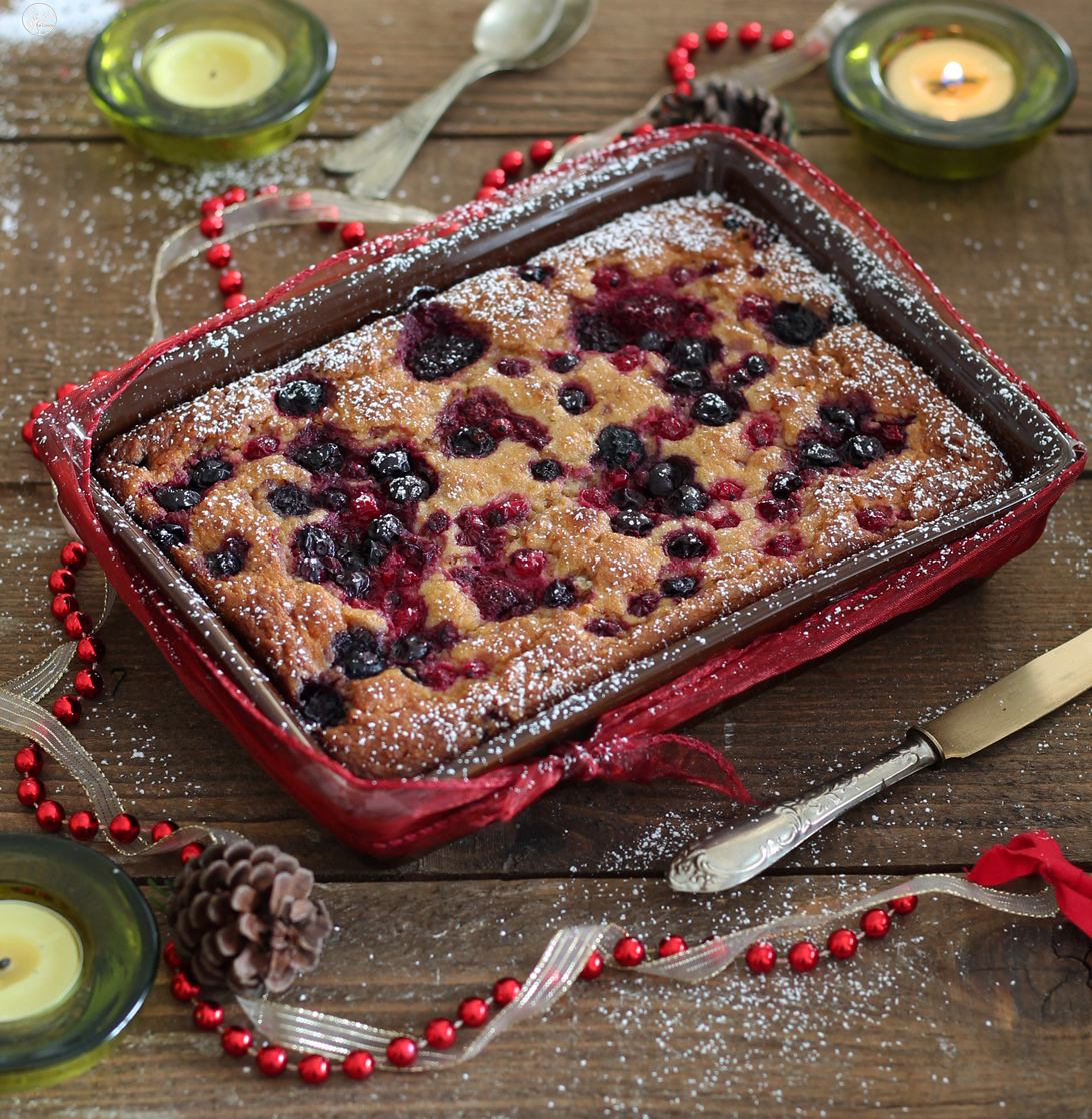 Cake au pandoro et aux fruits de bois sans gluten - La Cassata Celiaca