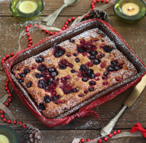 Cake au pandoro et aux fruits de bois sans gluten - La Cassata Celiaca