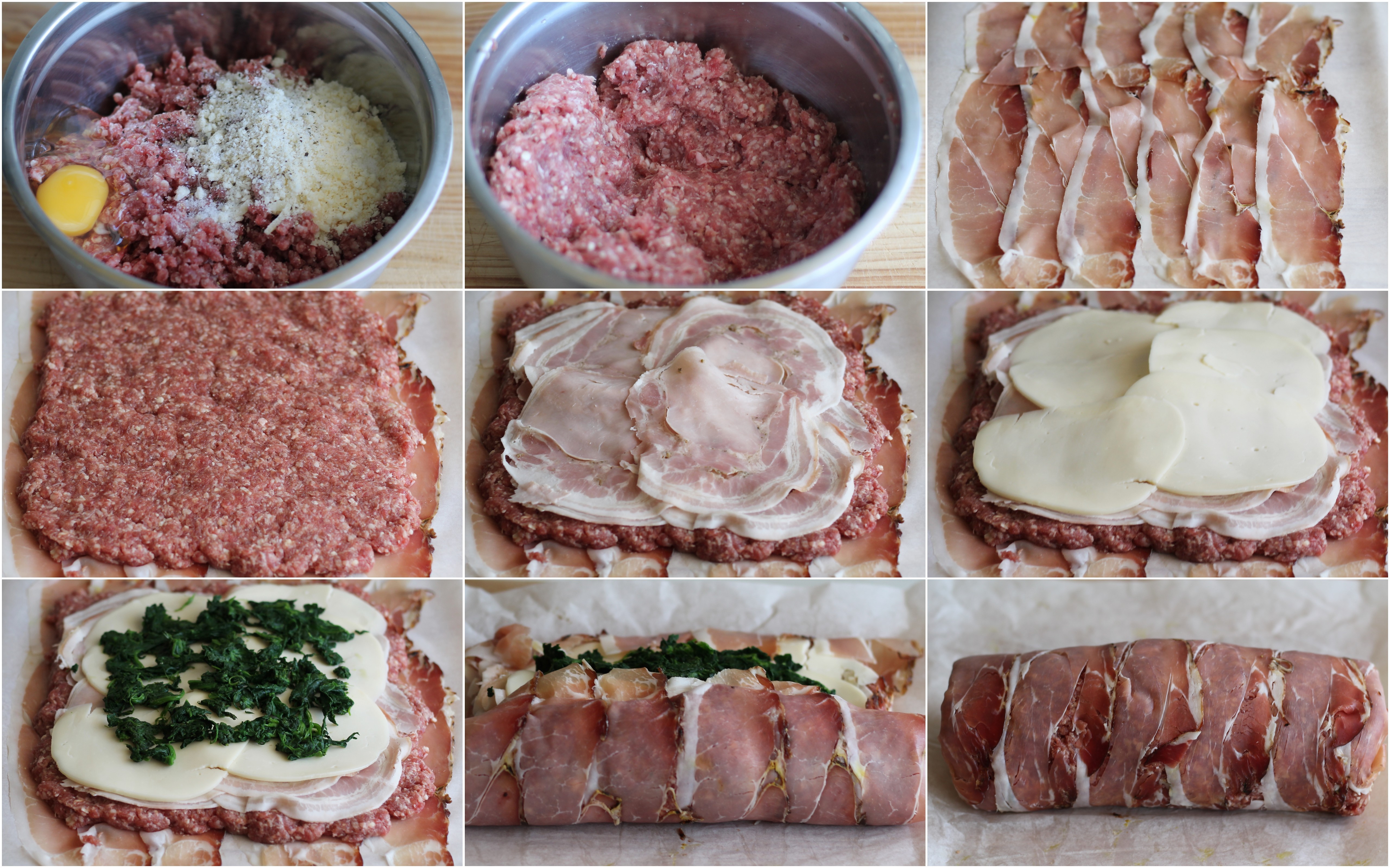 Pain de viande farci de fromage et jambon - La Cassata Celiaca Pain de viande farci de fromage et jambon - La Cassata Celiaca