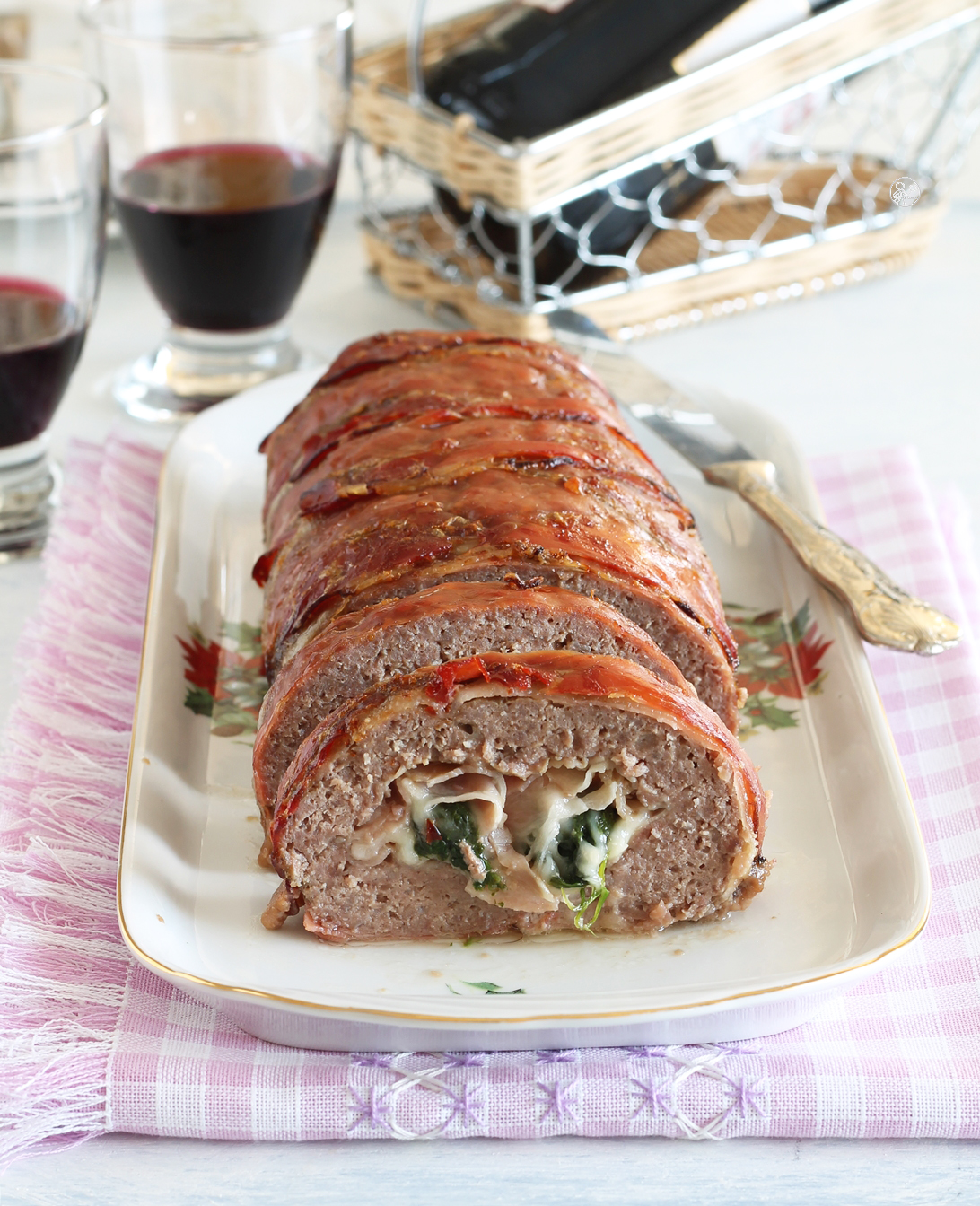 Pain de viande farci de fromage et jambon - La Cassata Celiaca