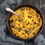 Troccoli alla curcuma senza glutine e senza uova - La Cassata Celiaca