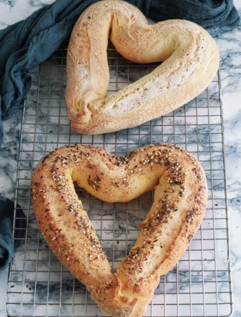 Pane senza glutine a forma di cuore con tutorial - La Cassata Celiaca