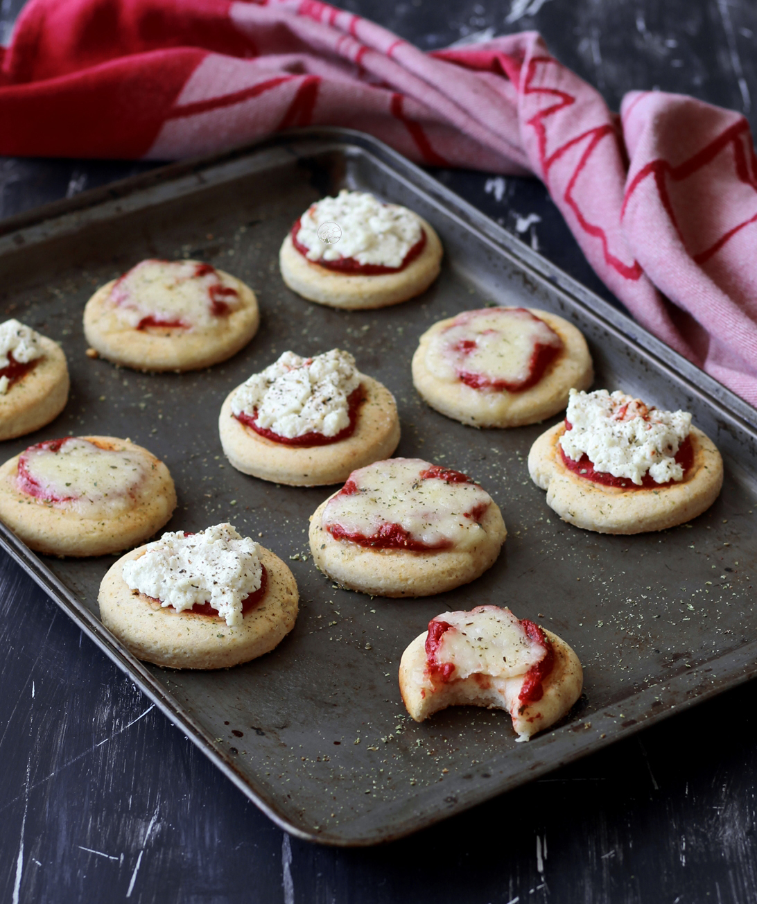 Mini pizza avec ricotta sans gluten - La Cassata Celiaca