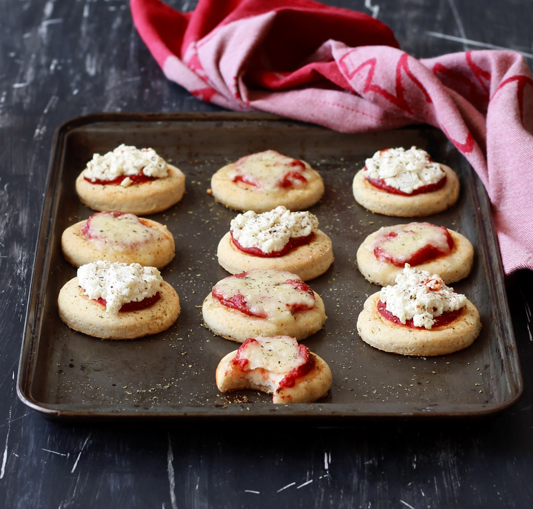 Mini pizza avec ricotta sans gluten - La Cassata Celiaca