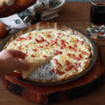 Flammekueche, tarte flambée senza glutine - La Cassata Celiaca