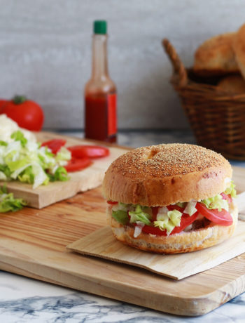 Hamburger sans gluten au bœuf et au fromage - La Cassata Celiaca