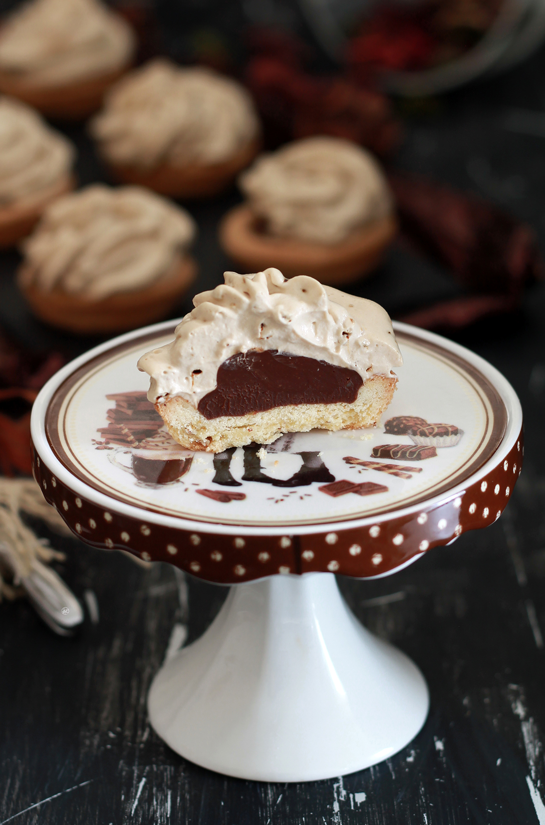 Tartellette senza glutine con caramello e caffè - La Cassata Celiaca