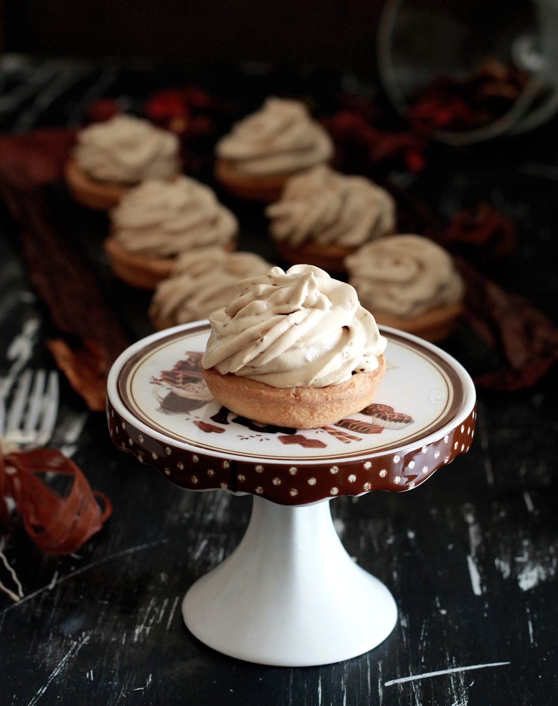 Tartellette senza glutine con caramello e caffè - La Cassata Celiaca