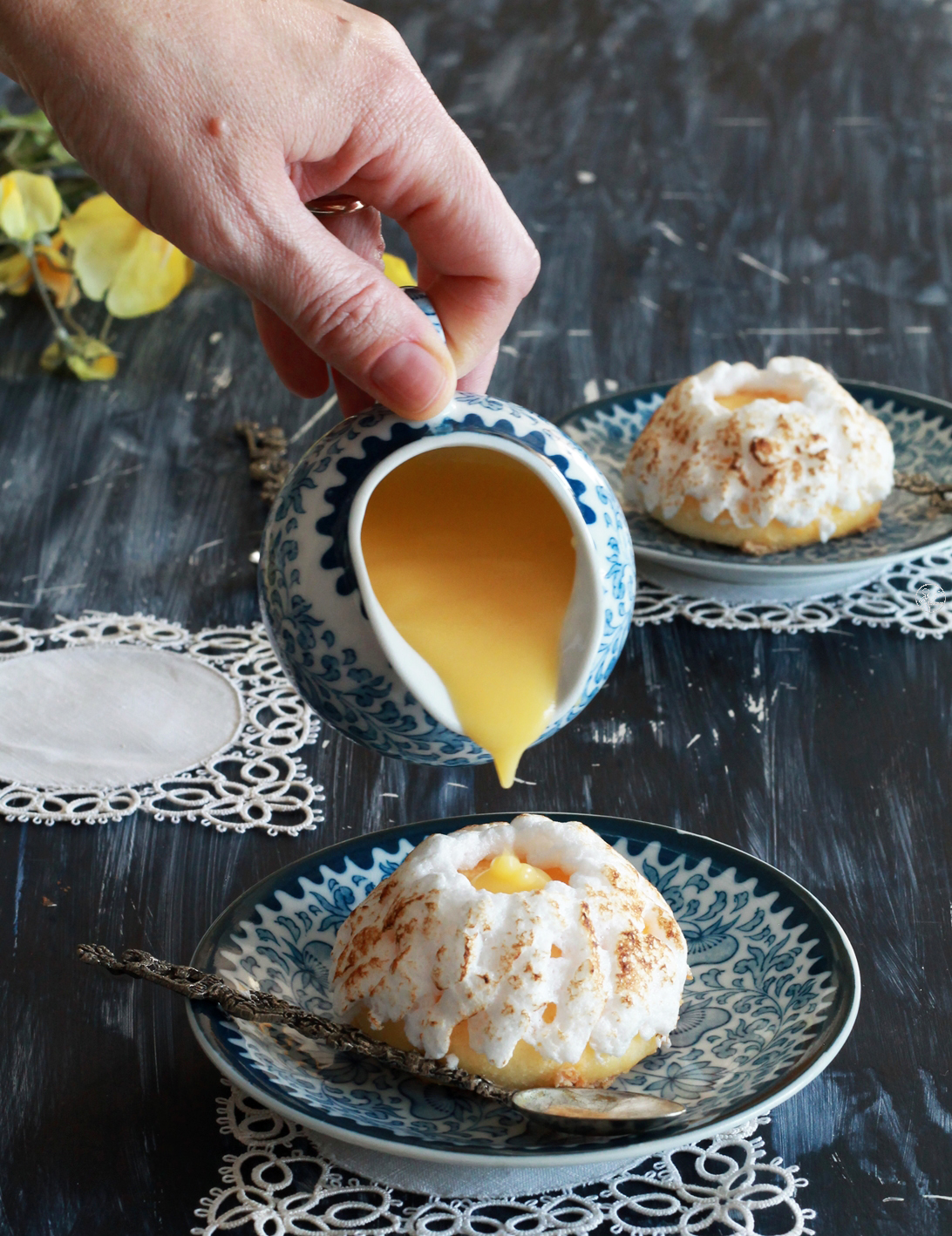 Mini cake sans gluten avec curd à la mandarine - La Cassata Celiaca