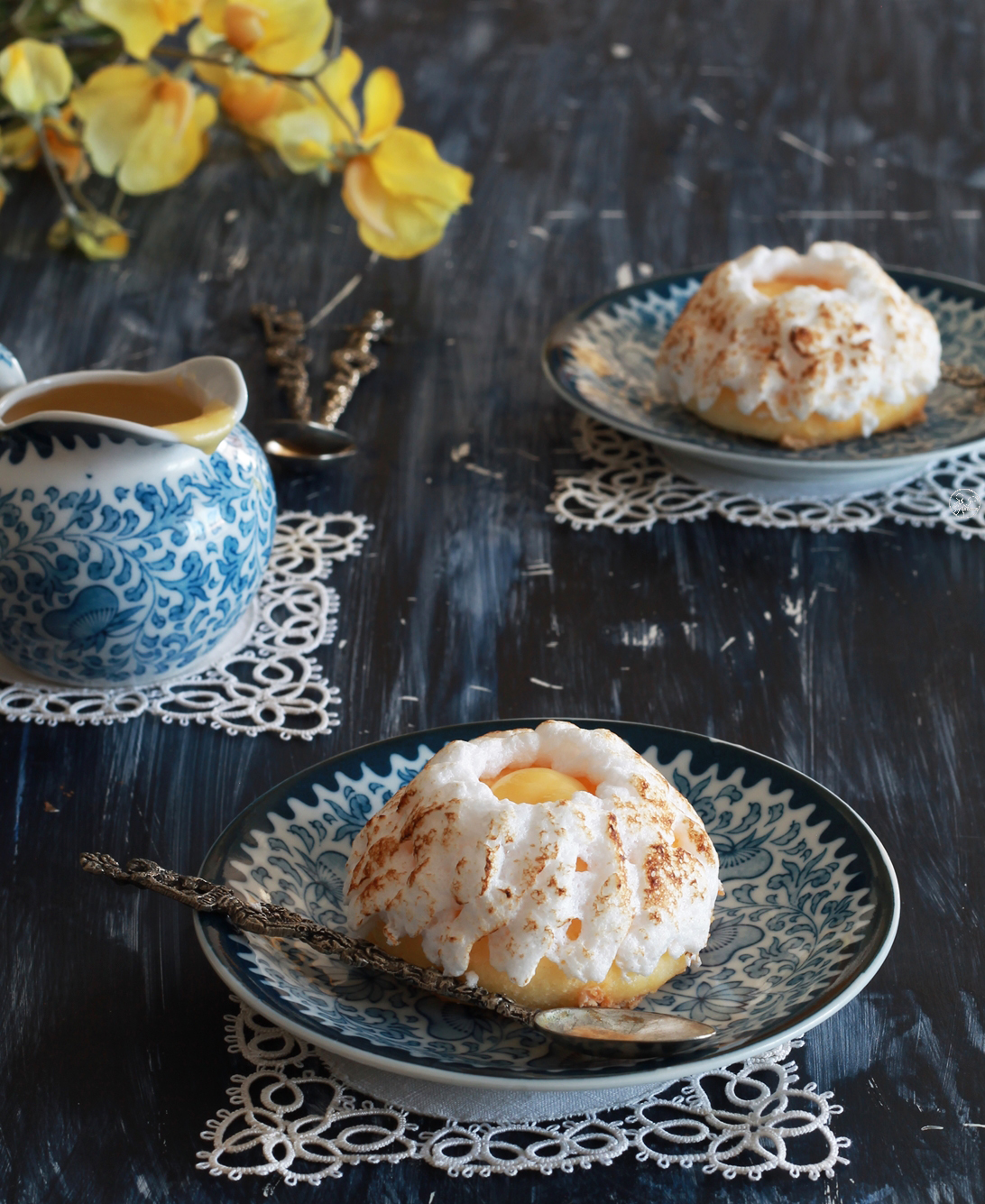 Mini cake sans gluten avec curd à la mandarine - La Cassata Celiaca