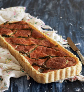 Crostata di patate e asparagi senza glutine - La Cassata Celiaca