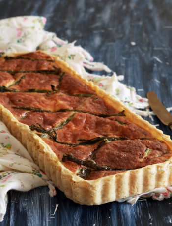 Crostata di patate e asparagi senza glutine - La Cassata Celiaca