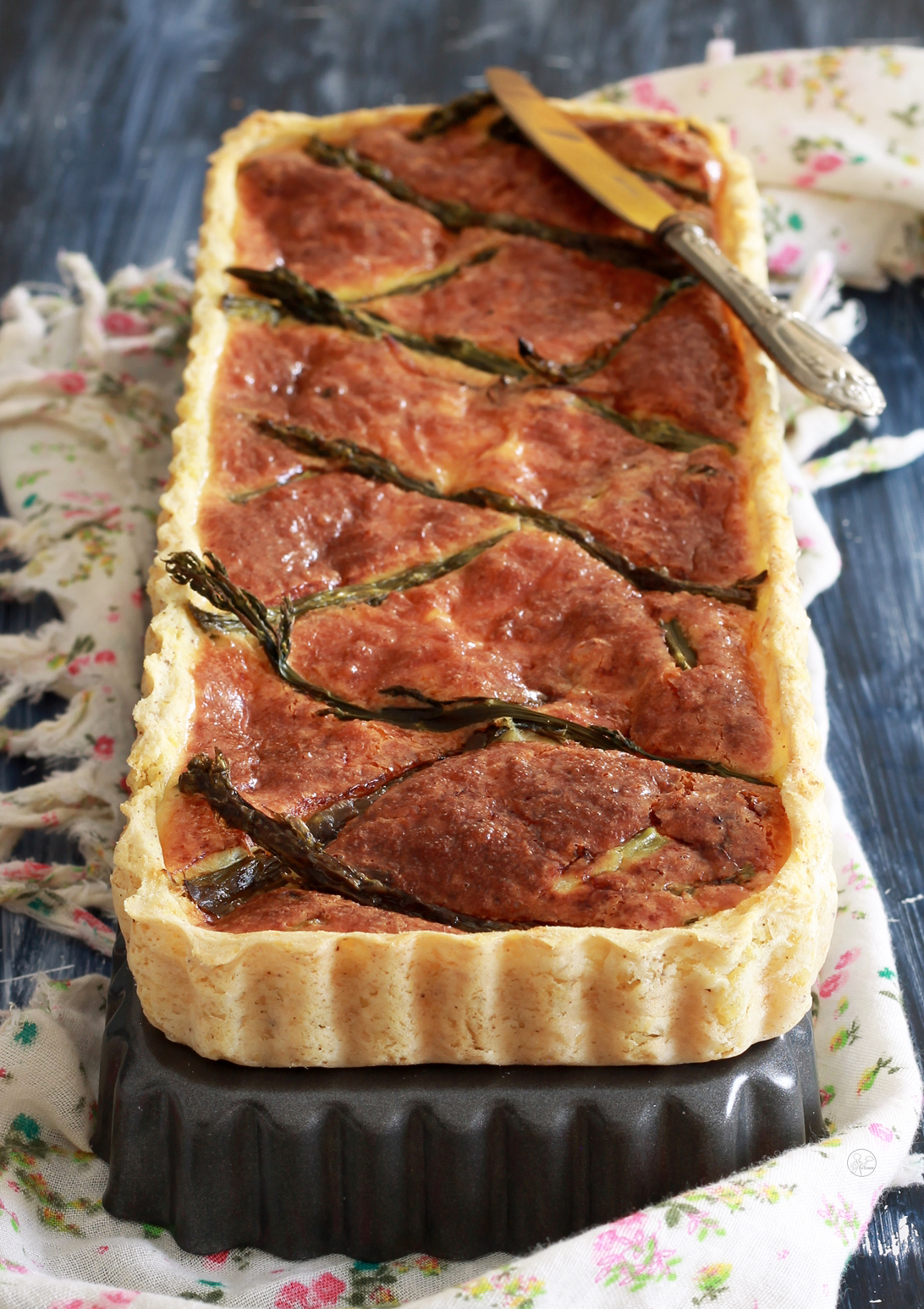 Quiche aux asperges en croûte de pommes de terre - La Cassata Celiaca Quiche aux asperges en croûte de pommes de terre - La Cassata Celiaca