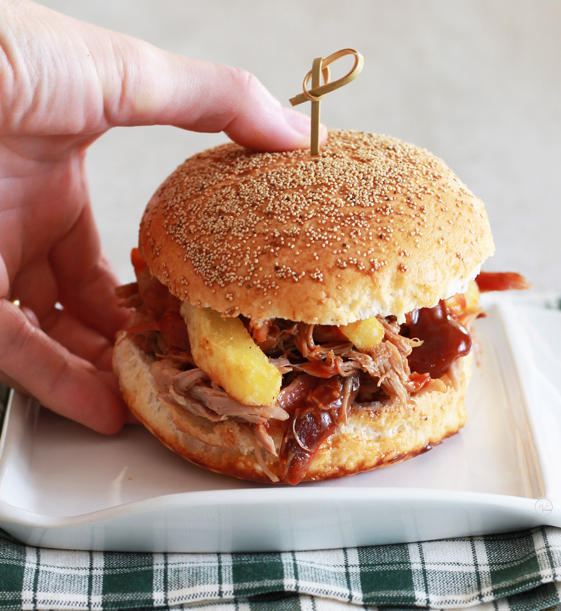 Pulled pork burger senza glutine - La Cassata Celiaca