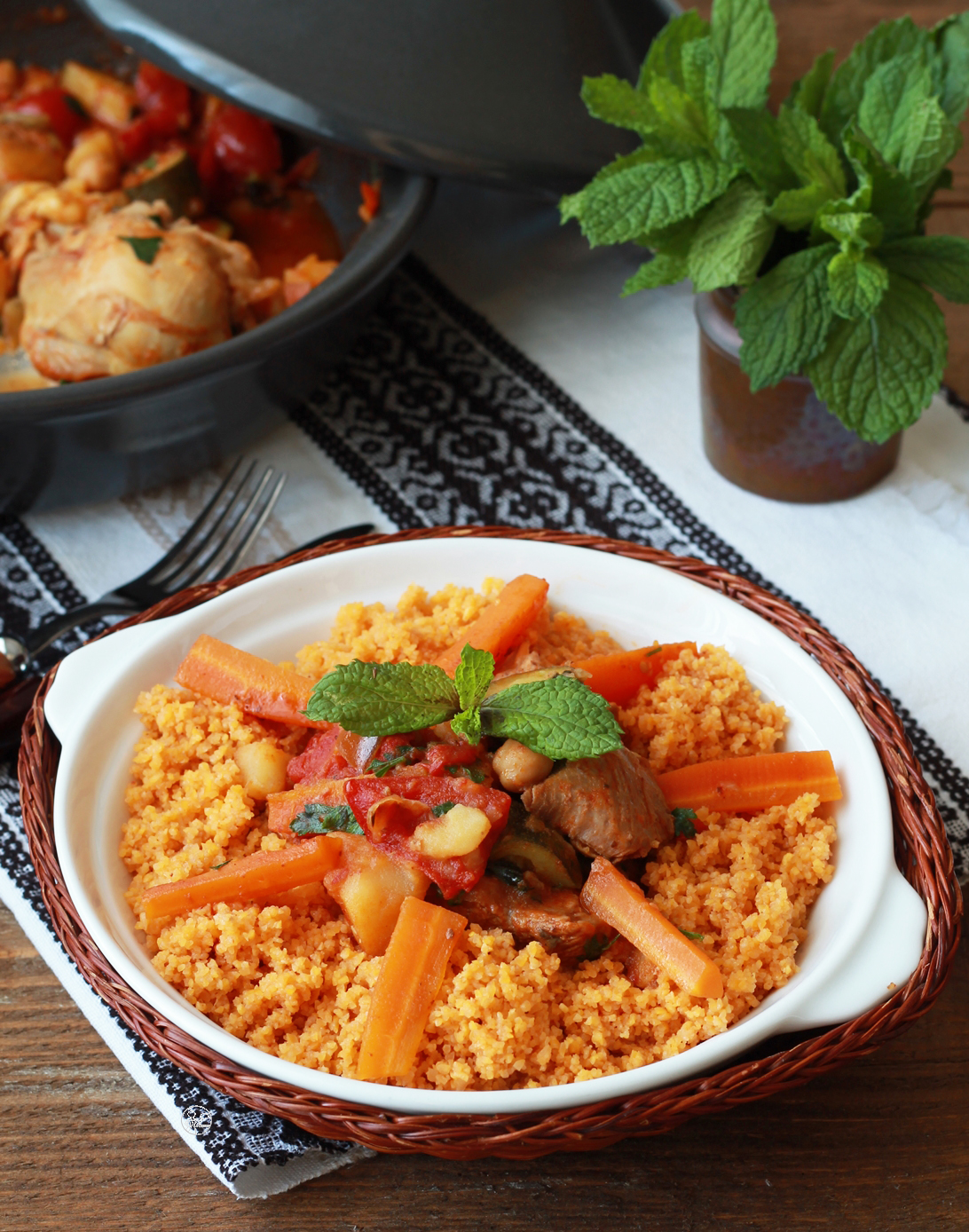 Couscous tunisien sans gluten- La Cassata Celiaca