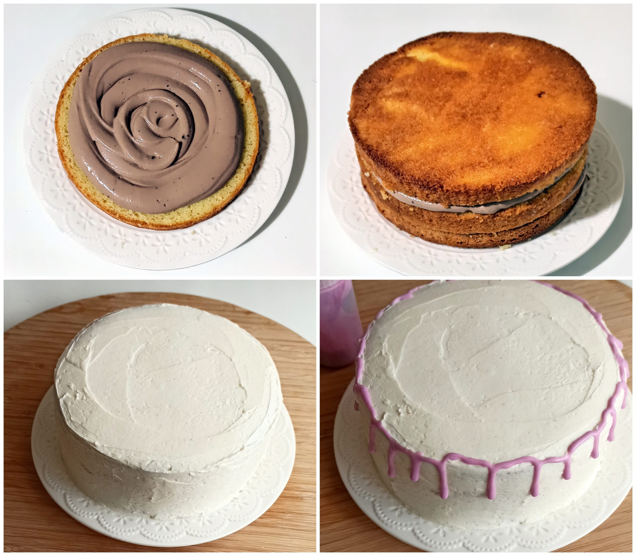 Sponge cake sans gluten à la crème au beurre meringuée - La Cassata Celiaca