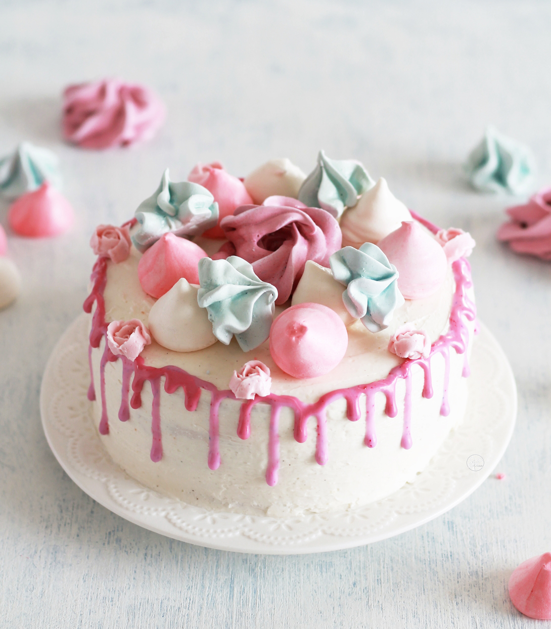 Sponge cake sans gluten à la crème au beurre meringuée - La Cassata Celiaca