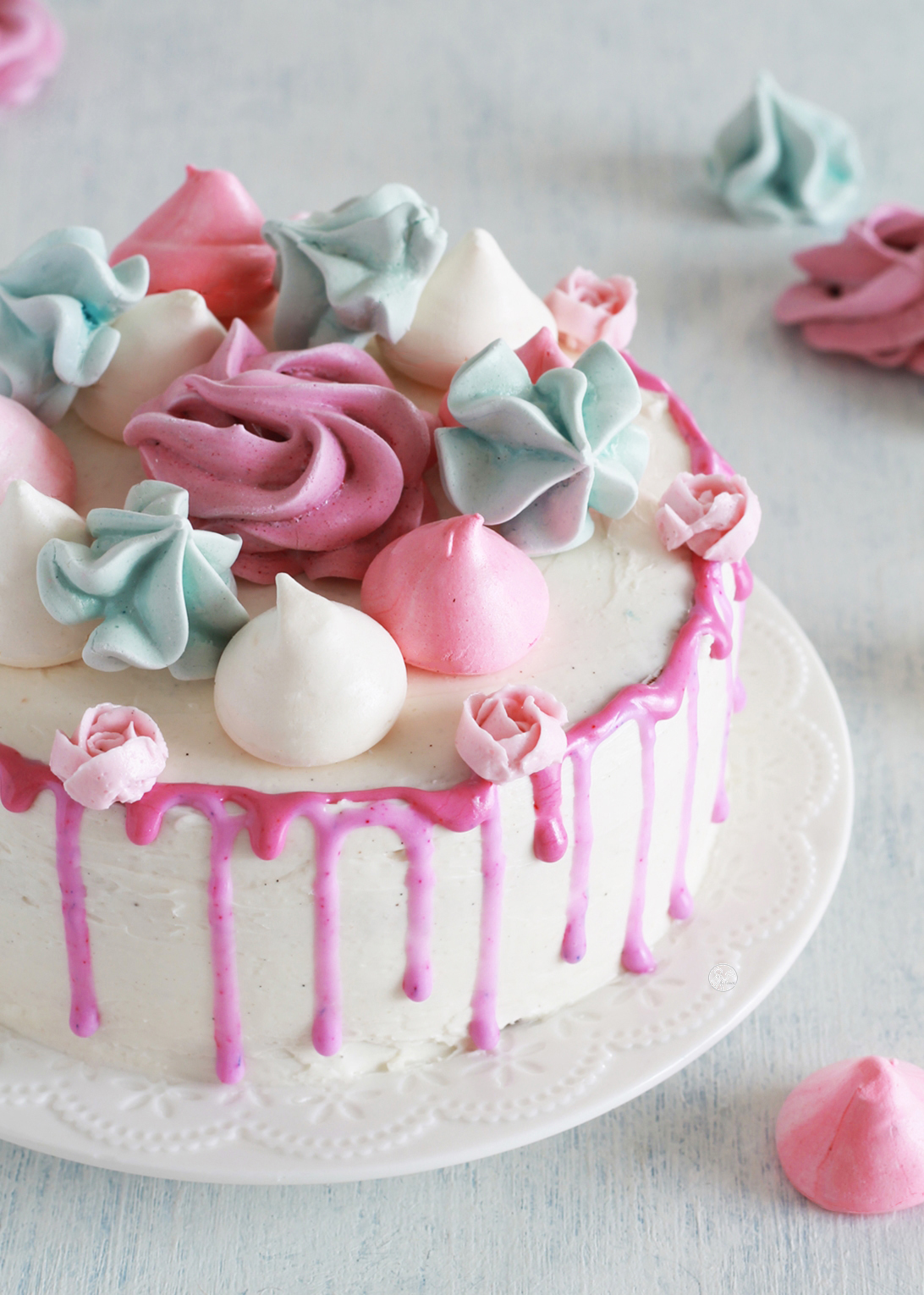 Sponge cake sans gluten à la crème au beurre meringuée - La Cassata Celiaca