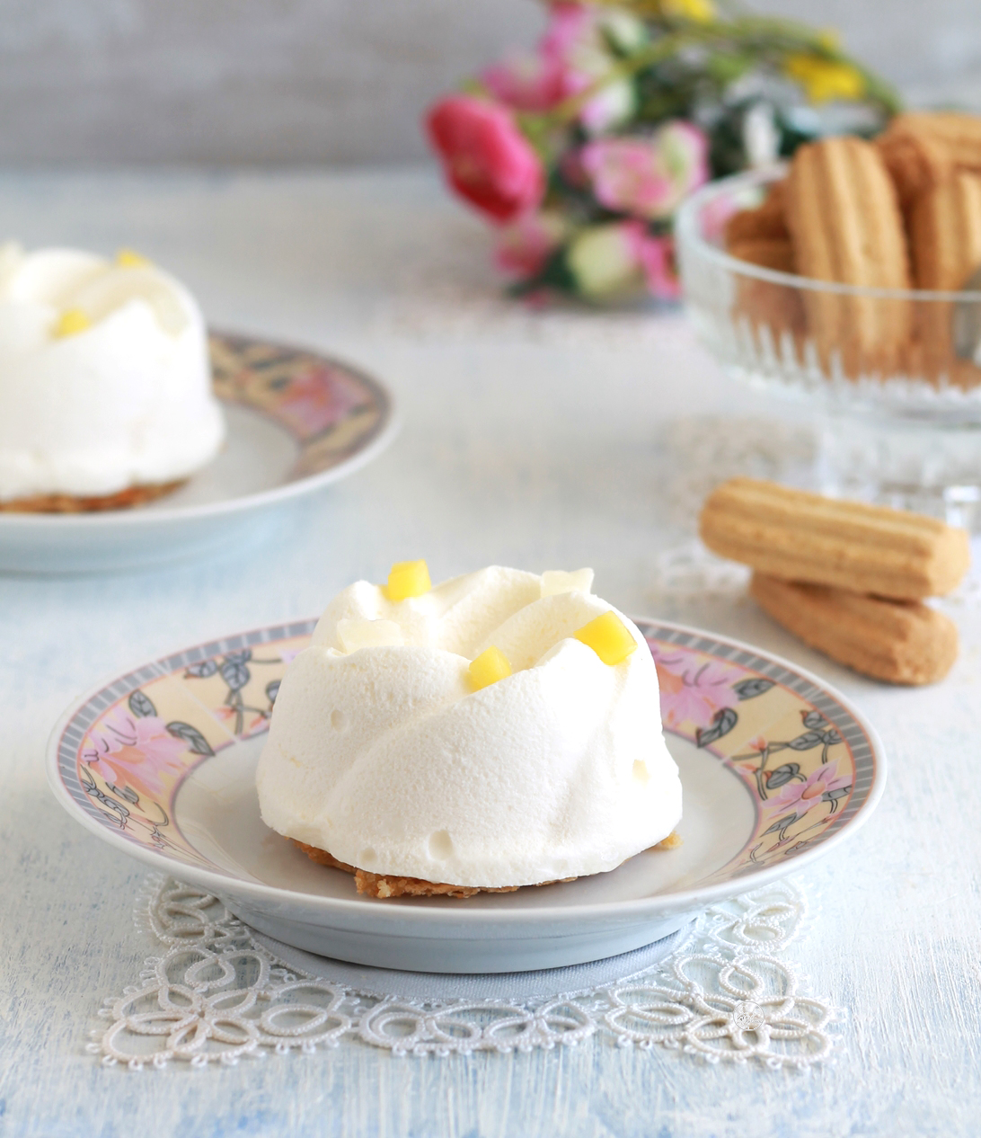 Mousse al cocco e mango senza glutine - La Cassata Celiaca Mousse al cocco e mango senza glutine - La Cassata Celiaca