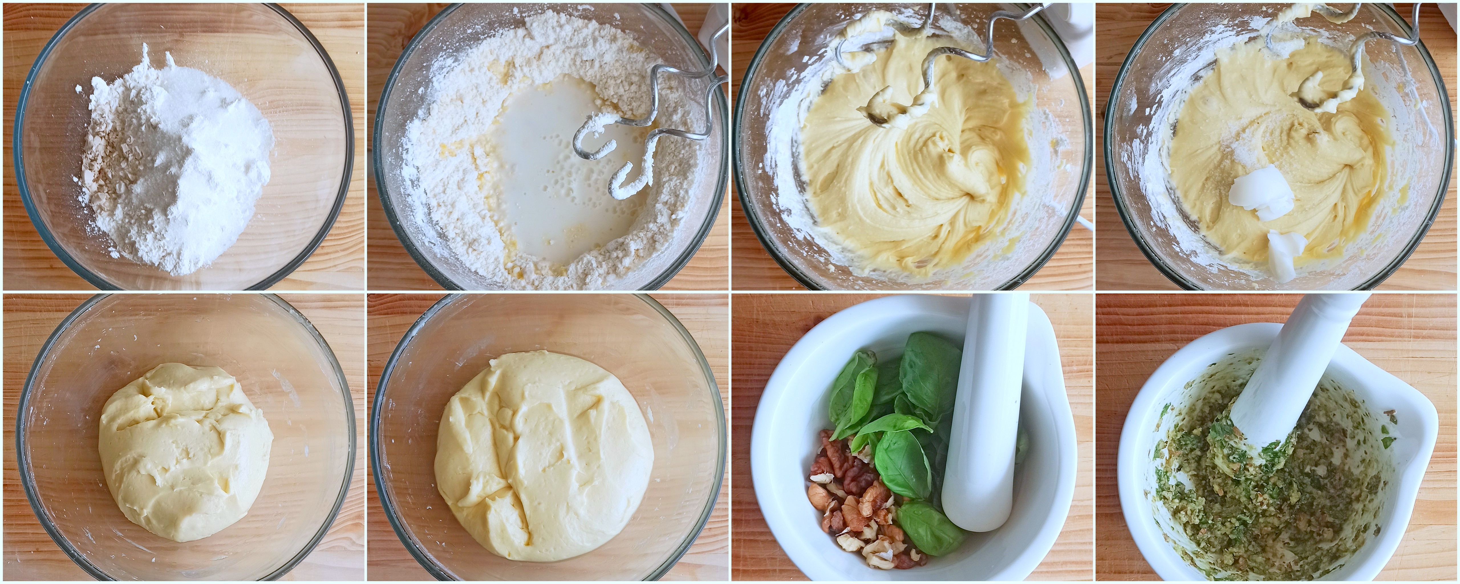 Muffins di brioche senza glutine con noci e basilico - La Cassata Celiaca