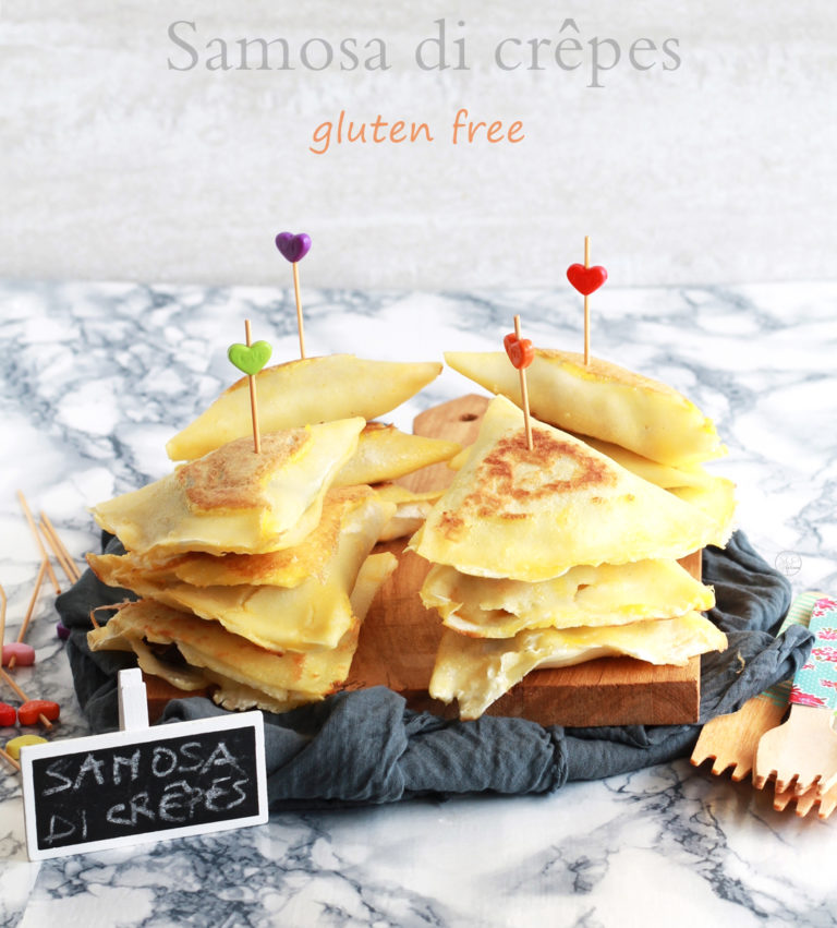 Samosa di crêpes senza glutine - La Cassata Celiaca