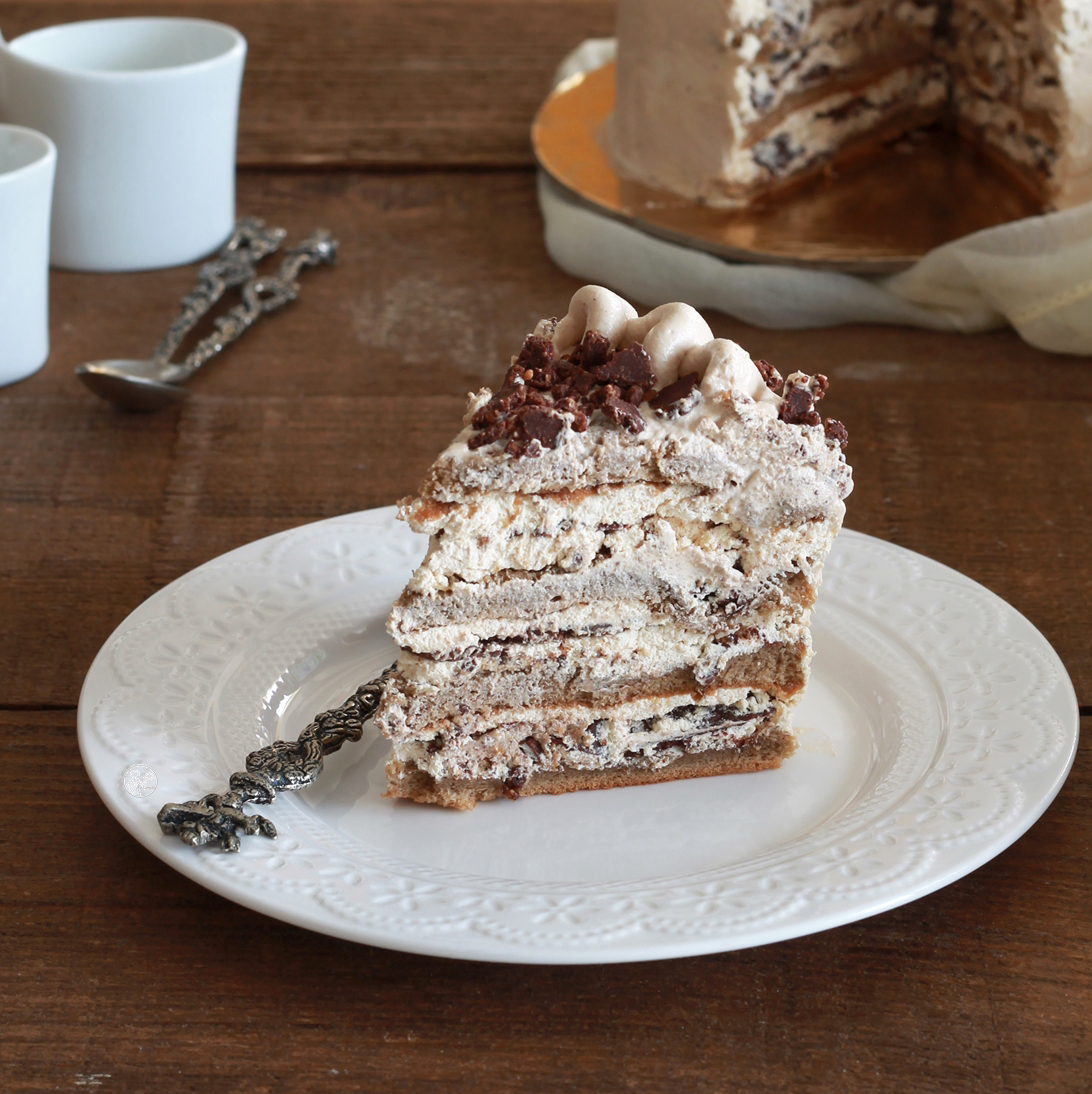 Chiffon cake au café et caramel sans gluten - La Cassata Celiaca