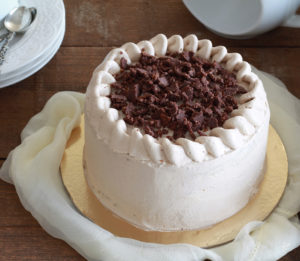 Chiffon cake au café et caramel sans gluten - La Cassata Celiaca