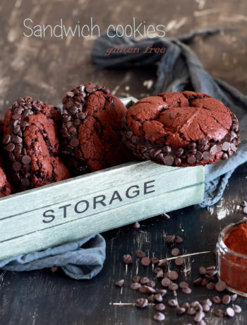 Sandwich cookies au chocolat sans gluten - La Cassata Celiaca