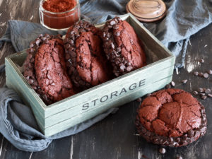 Sandwich cookies au chocolat sans gluten - La Cassata Celiaca