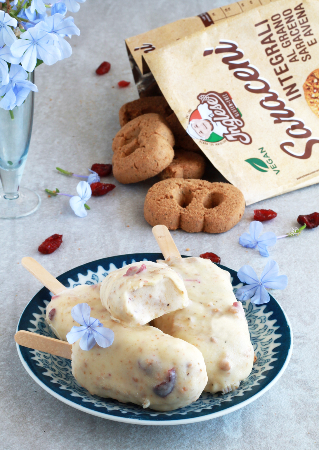 Gelato ai biscotti senza glutine - La Cassata Celiaca Gelato ai biscotti senza glutine - La Cassata Celiaca