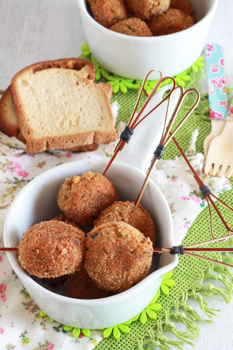 Polpettine di zucchine e patate senza glutine - La Cassata Celiaca