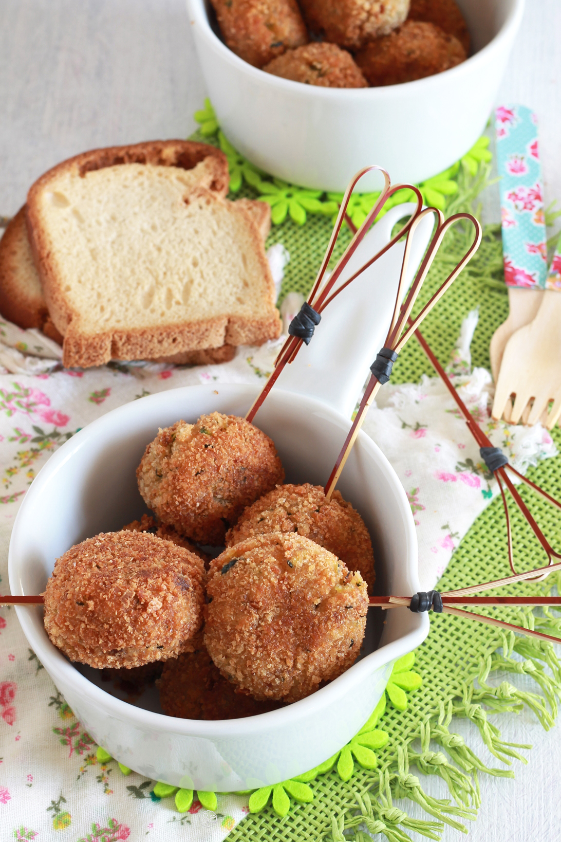 Polpettine di zucchine e patate senza glutine - La Cassata Celiaca
