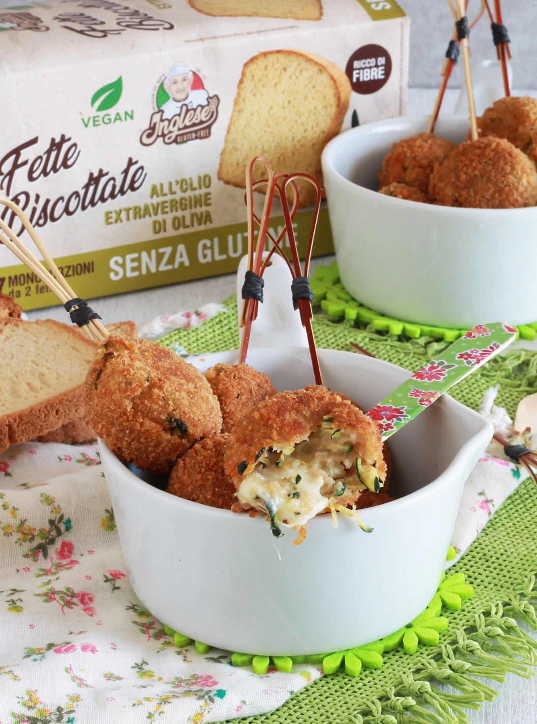 Polpettine di zucchine e patate senza glutine - La Cassata Celiaca