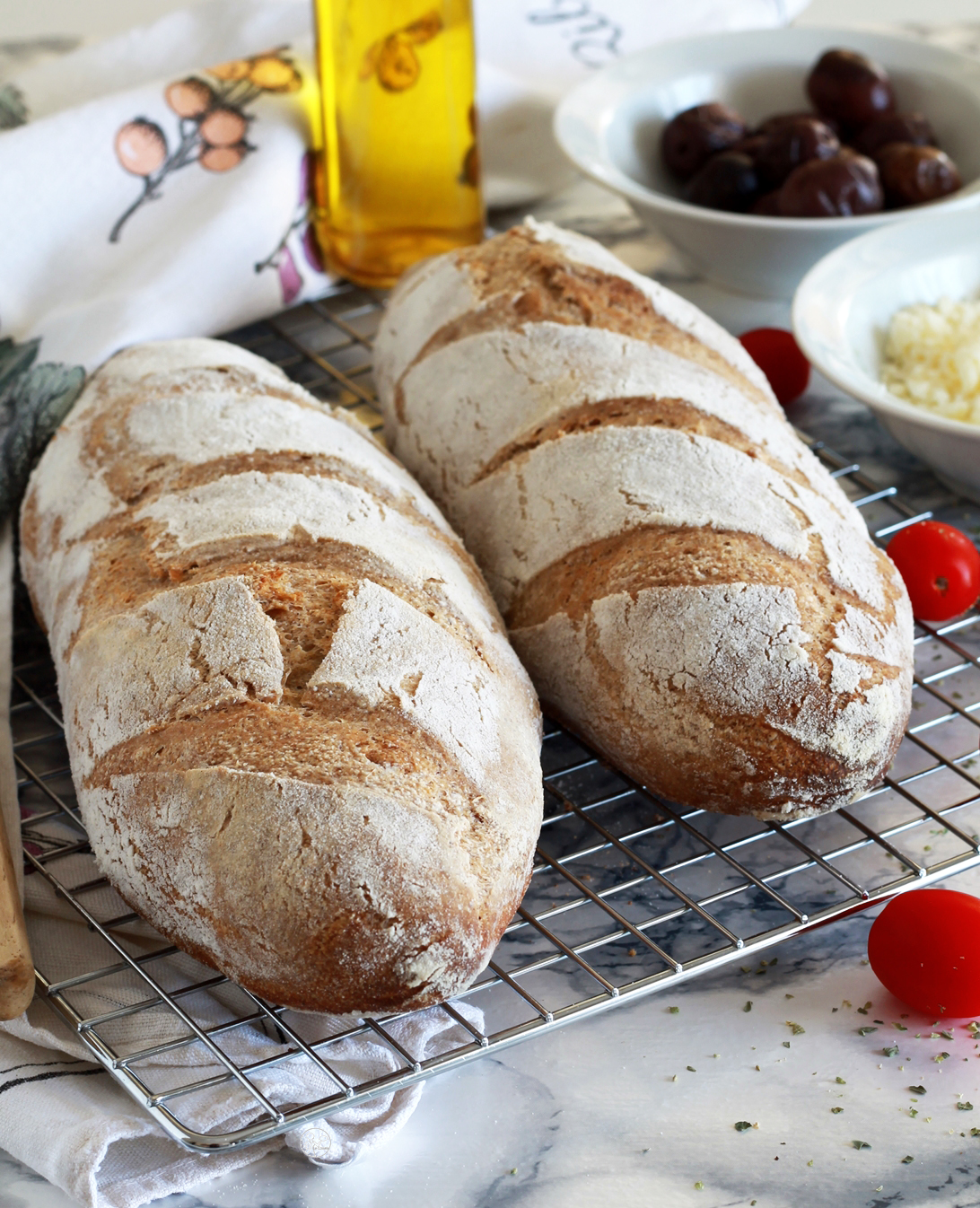 Pain bâtard sans gluten au levain - La Cassata Celiaca Pain bâtard sans gluten au levain - La Cassata Celiaca