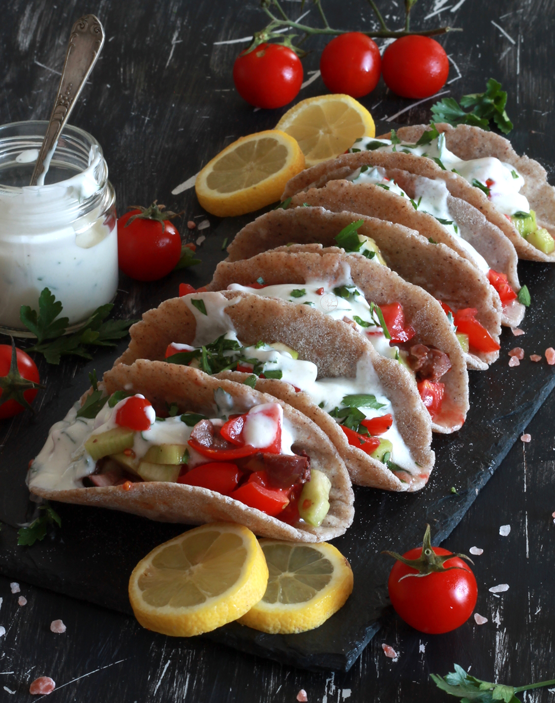 Faux tacos sans gluten au sarrasin - La Cassata Celiaca Faux tacos sans gluten au sarrasin - La Cassata Celiaca
