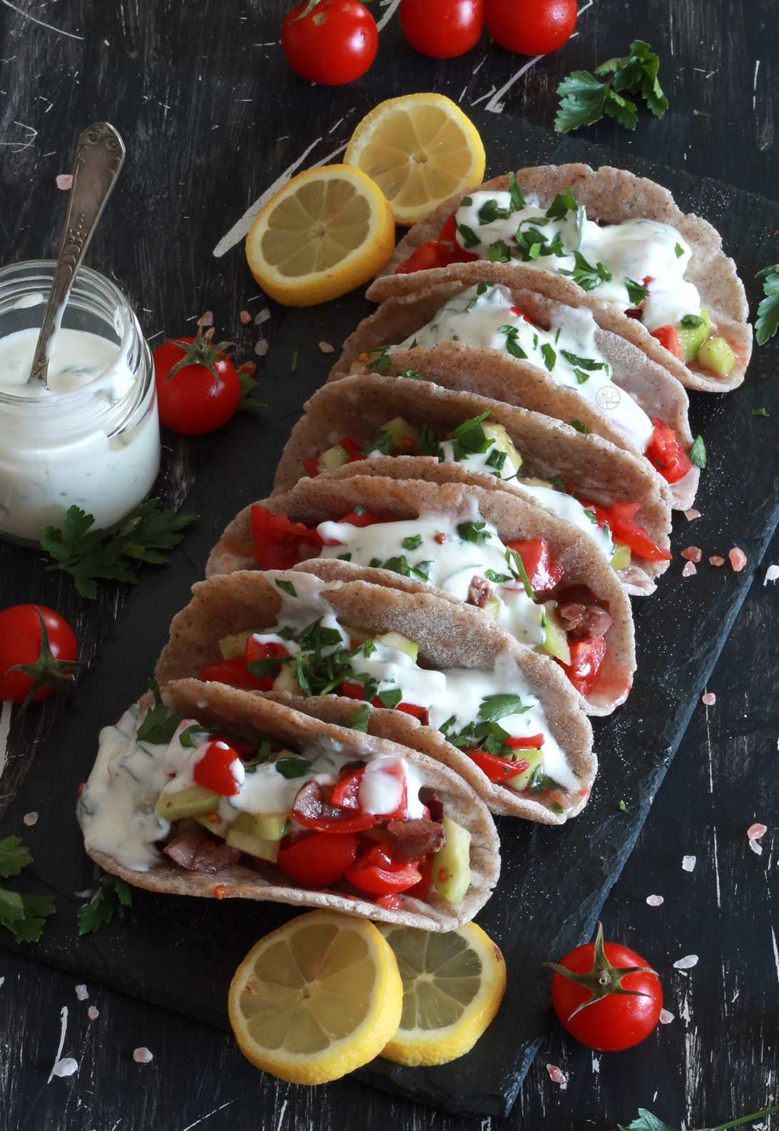 Faux tacos sans gluten au sarrasin - La Cassata Celiaca