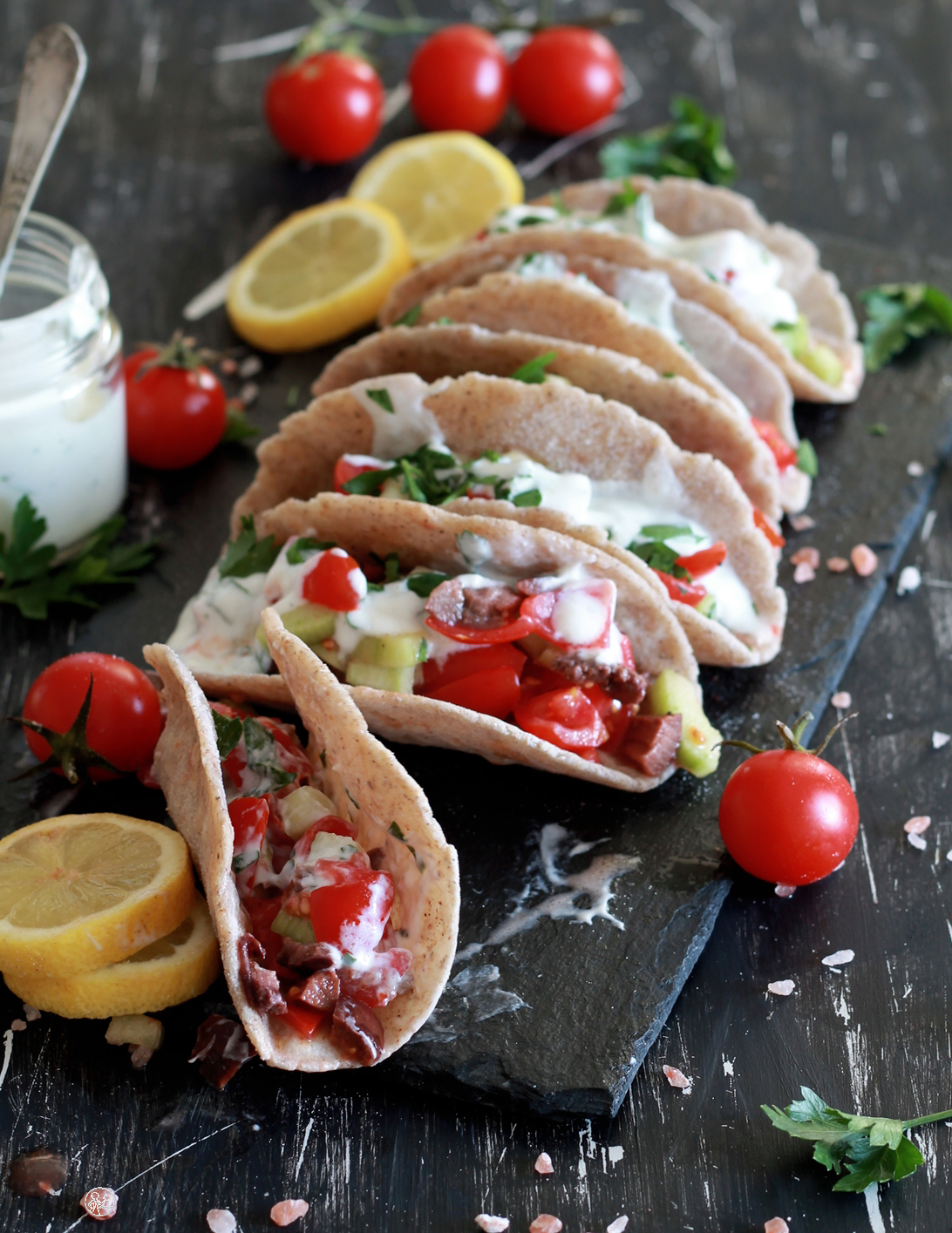 Faux tacos sans gluten au sarrasin - La Cassata Celiaca Faux tacos sans gluten au sarrasin - La Cassata Celiaca