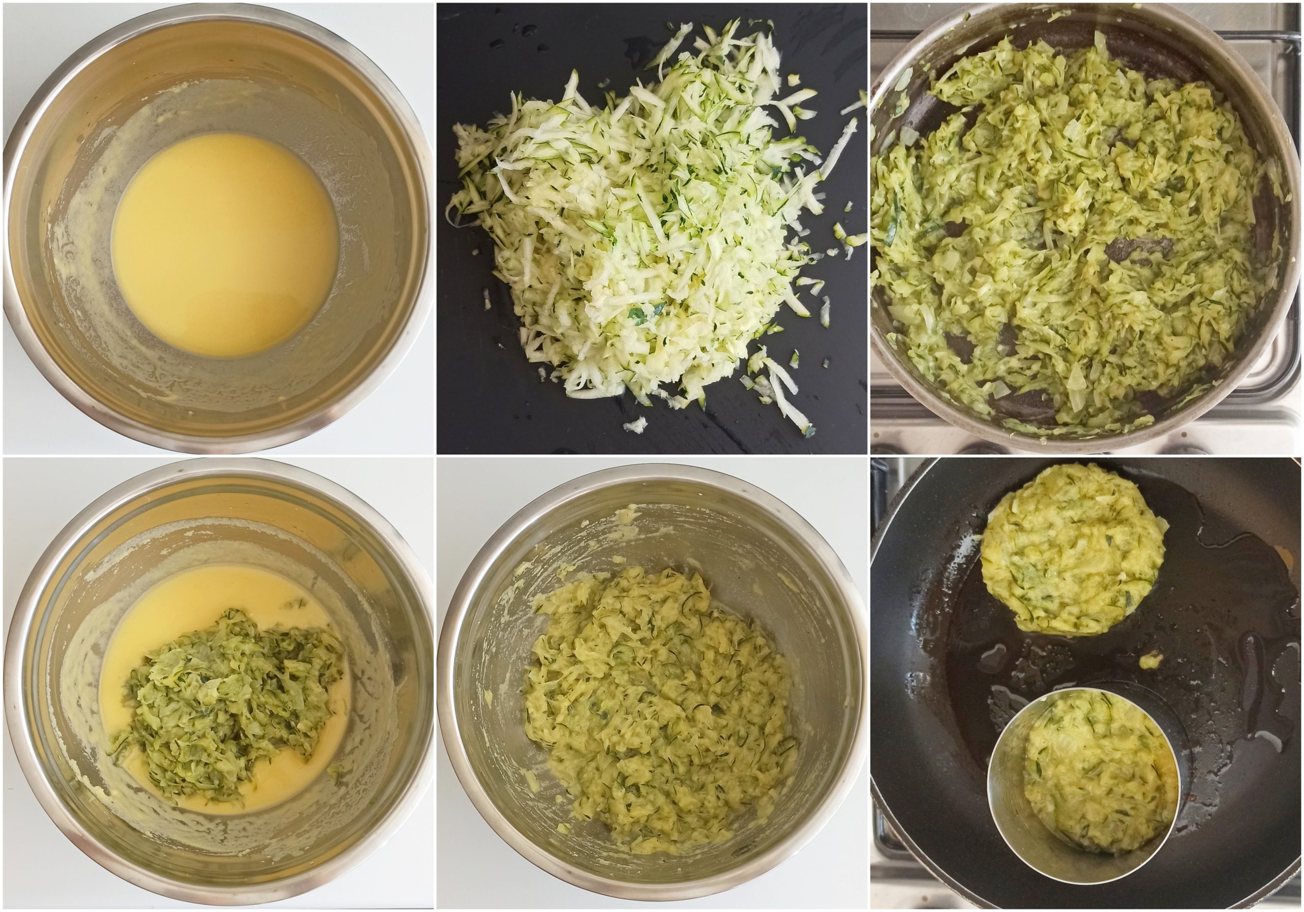 Frittatine di zucchina senza uova - La Cassata Celiaca