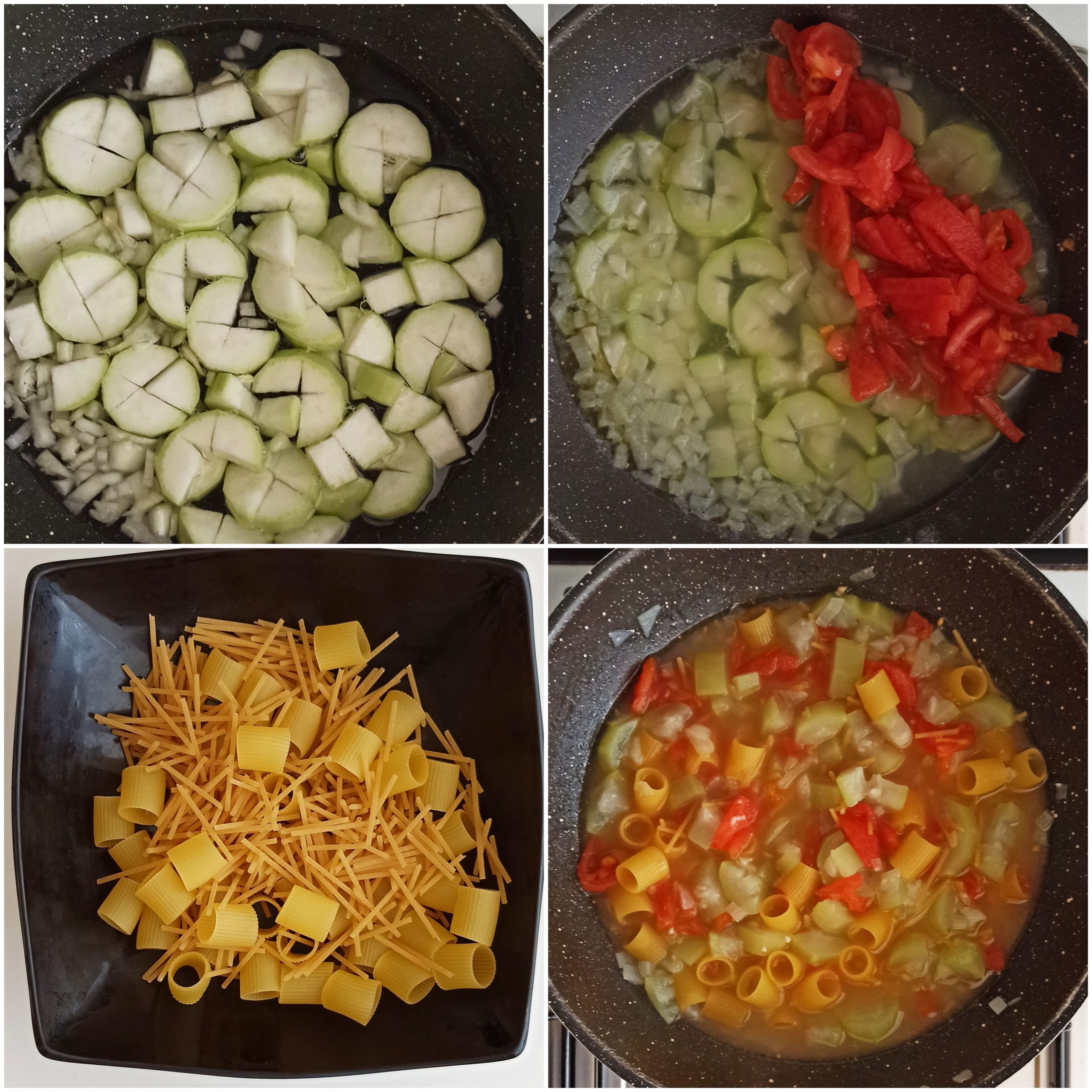 Minestra di pasta e zucchina siciliana senza glutine - La Cassata Celiaca