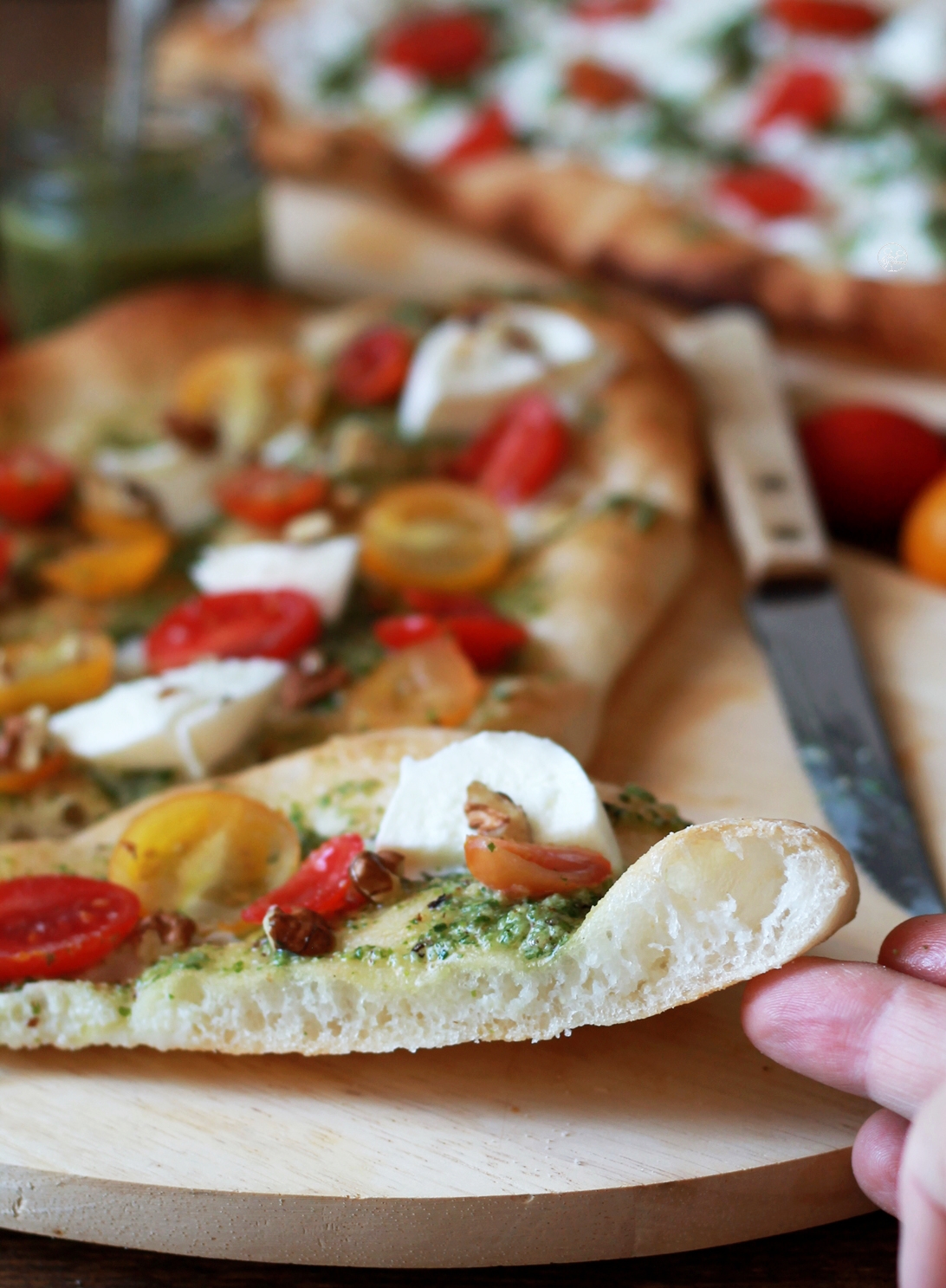 Pinsa, ou focaccia sans gluten - La Cassata Celiaca