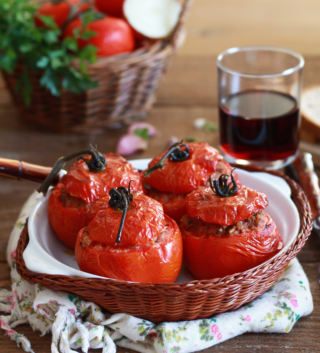 Pomodori ripieni alla provenzale senza glutine - La Cassata Celiaca Pomodori ripieni alla provenzale senza glutine - La Cassata Celiaca