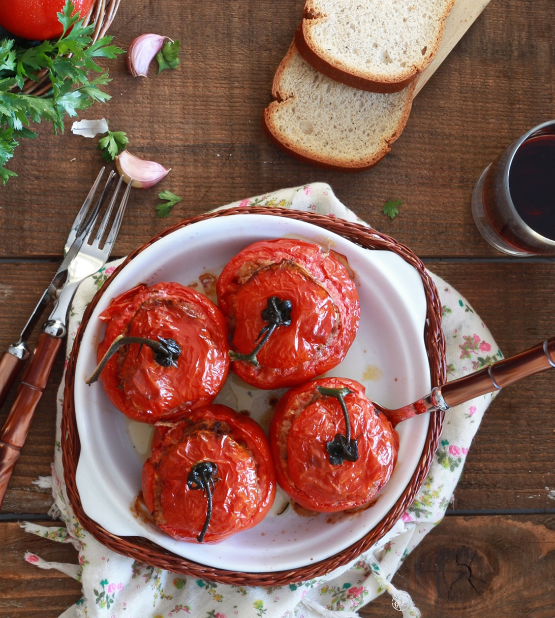 Pomodori ripieni alla provenzale senza glutine - La Cassata Celiaca Pomodori ripieni alla provenzale senza glutine - La Cassata Celiaca