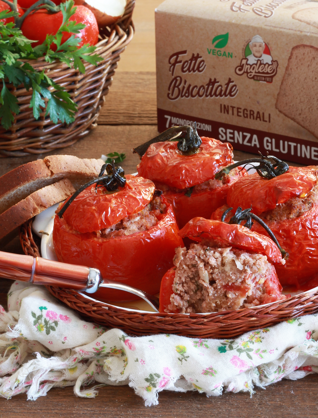 Pomodori ripieni alla provenzale senza glutine - La Cassata Celiaca Pomodori ripieni alla provenzale senza glutine - La Cassata Celiaca