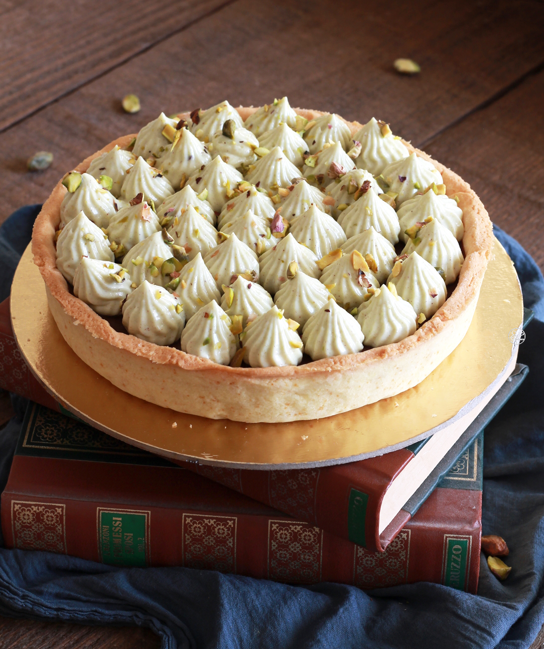 Crostata ciocco pistacchio gluten free - La Cassata Celiaca