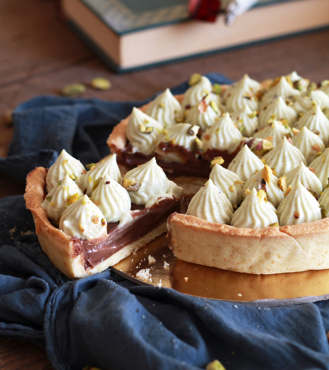Crostata ciocco pistacchio gluten free - La Cassata Celiaca Crostata ciocco pistacchio gluten free - La Cassata Celiaca