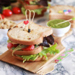 Sandwich con avocado e hummus senza glutine - La Cassata Celiaca