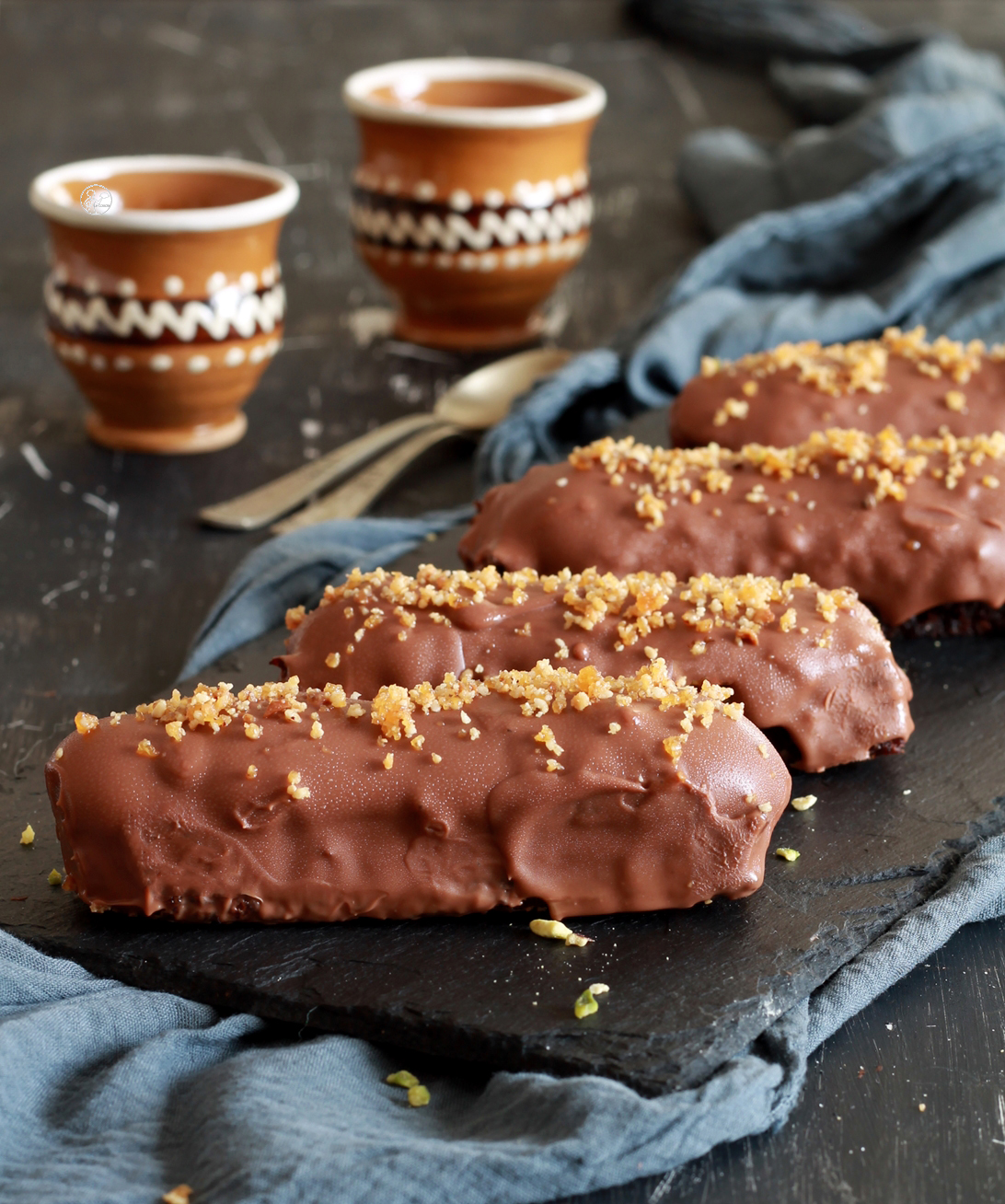 Barrette ciocco-caramello senza glutine - La Cassata Celiaca