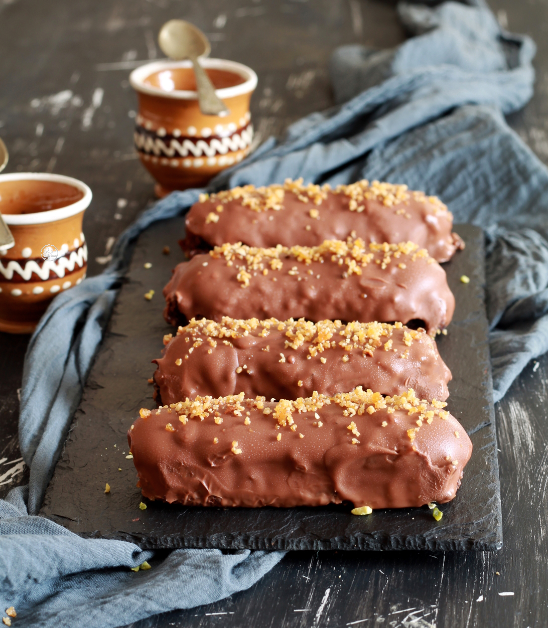 Barrette ciocco-caramello senza glutine - La Cassata Celiaca