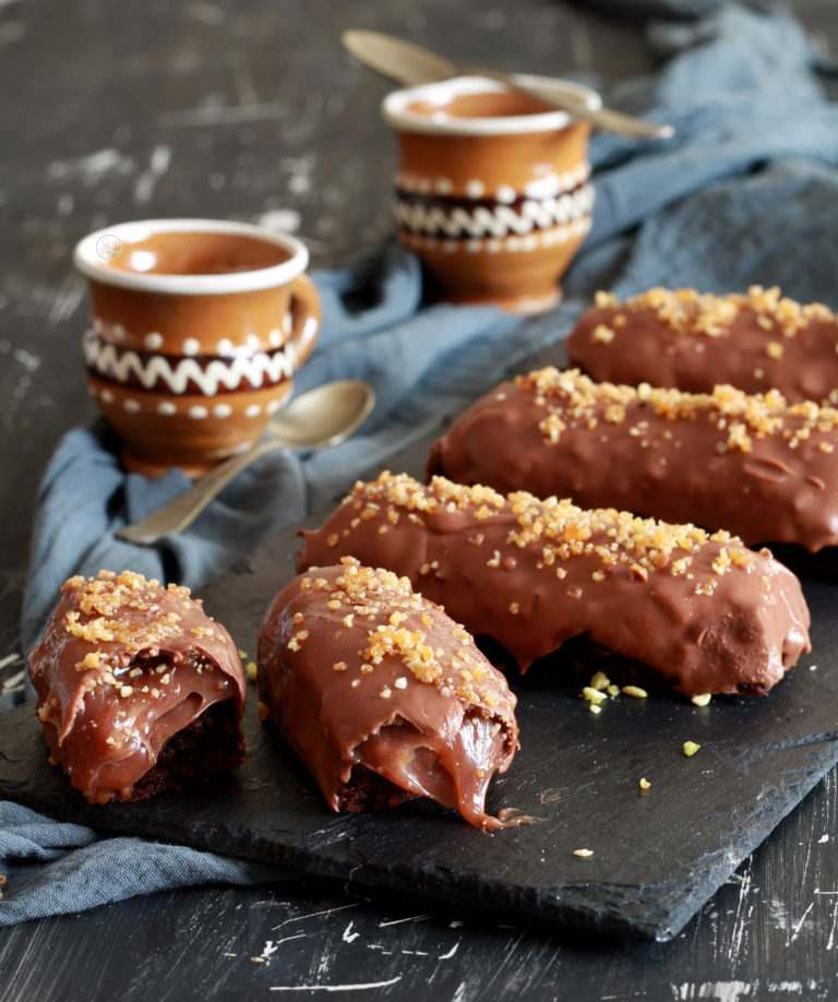 Barres choco-caramel sans gluten - La Cassata Celiaca